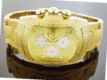 New Aqua Master 20 Diamonds Yellow Gold Tone Bubble Loop