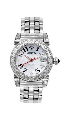 NEW! Aqua Master Ladies' Round 16-Diamond