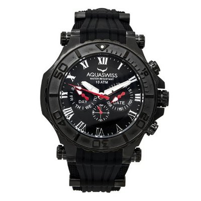 Aquaswiss 39G5002 Bolt Multifunction Swiss Black Ion Stainless Steel Case