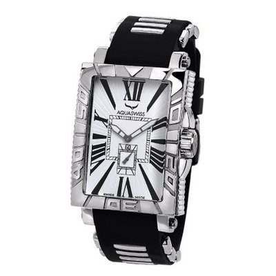 Aquaswiss 63G012 Anchor Man's Rectangular Curved Stainless Steel