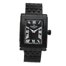 Aquaswiss 64GS006 Tanc Black and Gold Color Case Black Metal Band