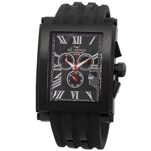 Aquaswiss 64XG004 Chronograph Tanc Black Case Black Silicon Strap XL