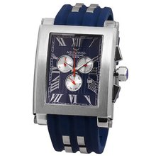 Aquaswiss 64XG010 Chronograph Stainless Steel Case Blue Silicon Strap XL