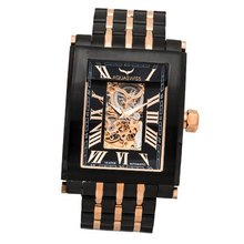 Aquaswiss 64XGAS007 Automatic Black Ion Two Tone Stainless Steel Case and Band Man's