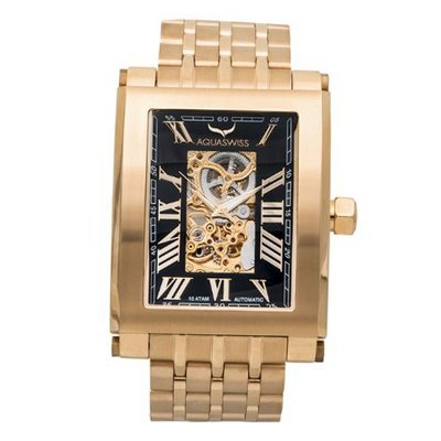 Aquaswiss 64XGAS009 Automatic Rose Gold Stainless Steel Case and Band Man's