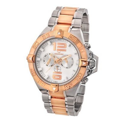 Aquaswiss 74G027 Man's Stainless Steel Day and Date military Time