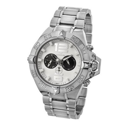 Aquaswiss 74G037 Man's Stainless Steel Day and Date military Time