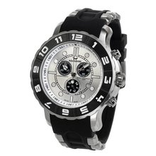 Aquaswiss Rugged Rugged Quartz Chronograph Black Rubber Strap 96XG004