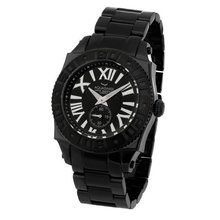 Aquaswiss Swiss Quartz 44 MM Black Dial Stainless Steel Black Ion Black Bezel 62G0070