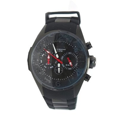 Aquaswiss Trax 5 Hand Black Strap with Black Dial (TR805019)