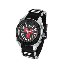 uAquaSwiss Aquaswiss Chronograph Swiss Quartz Large 50 MM Balck Dial Stainless Steel Black Bezel Day Date #62XG0162 
