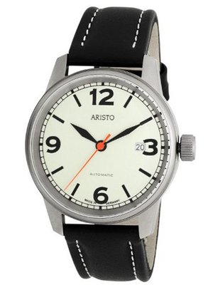 Aristo 5H69TI Titanium Case Automatic with Glow Dial