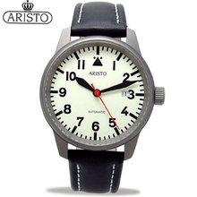 Aristo 5H70TI Titanium Case Automatic with Glow Dial