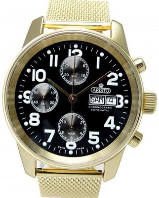 Aristo Chrono gold plated