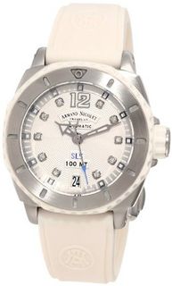 Armand Nicolet 9613A-AG-G9615B SL5 Sporty Automatic Stainless Steel With Diamonds