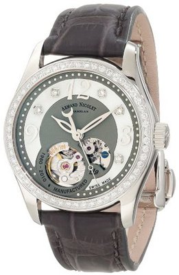 Armand Nicolet 9653D-GN-P953GR8 LL9 Limited Edition Stainless Steel Classic Automatic Diamond-Studded Dress