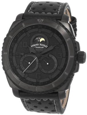 Armand Nicolet T612N-NR-P160NG4 S05 Sporty Automatic D.L.C. Black Treated Titanium