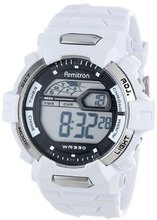 Armitron Sport 40/8278WHT Large White Resin Strap Digital Chronograph