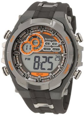 Armitron Sport 408188GMG Chronograph Gray and Black Digital