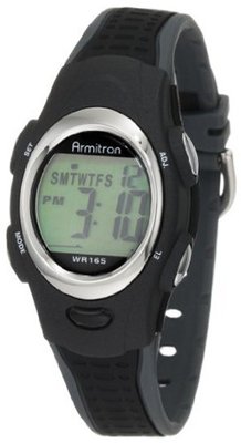 Armitron Sport Unisex 456967BLK Chronograph Black Digital