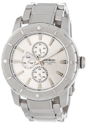 Armitron 20/4899SVSV Multi-Function Silver-Tone Stainless Steel Bracelet