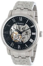 Armitron 20/4919BKSV Silver-Tone Automatic Black Dial Bracelet