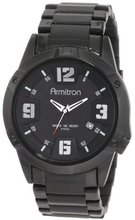 Armitron 204692BKTI Black Plated Stainless-Steel and Black Dial Dress