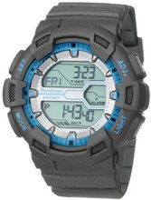 Armitron 40/8246MGRY Grey Resin Digital World TimeSport Chronograph