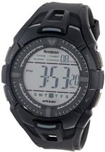 Armitron 40/8305BLK Black Resin Strap Digital Chronograph Sport