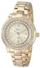 Armitron 75/5115CHGP Swarovski Crystal Accented Gold-Tone Bracelet