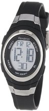 Armitron Unisex 45/7034BLK Stainless Steel Accented Black Resin Strap Chronograph Digital Sport