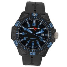 Armourlite Blue Caliber Series Tritium Black NBR Band