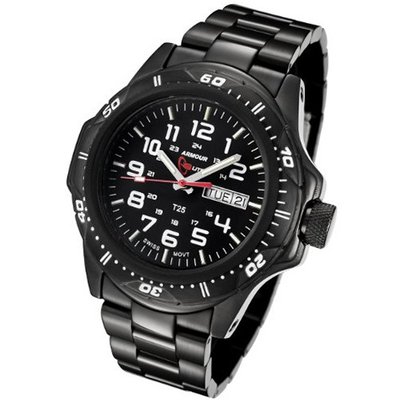 Armourlite Quartz Tritium Steel Band
