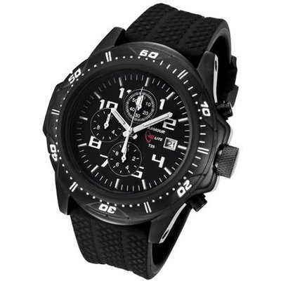 Armourlite Shatterproof Scratch Resistant Glass Tritium Chrono Black