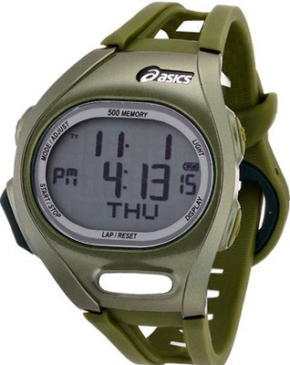 ASICS RUNNING WATCH AR02For Elite Racer Olive CQAR0209 (Japan Import)
