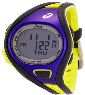 ASICS RUNNING WATCH AR04For Challenge Racer Black Yellow CQAR0409 (Japan Import)