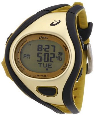 Asics Unisex Challenge CQAR0309 Gold Polyurethane Quartz with Digital Dial