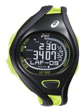 Asics Unisex Challenge CQAR0406 Green Polyurethane Quartz with Digital Dial