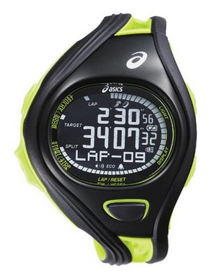 Asics Unisex Challenge CQAR0406 Green Polyurethane Quartz with Digital Dial