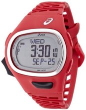 Asics Unisex CQAR0603 Digital Display Quartz Red