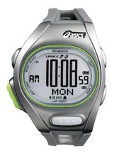 Asics Unisex Race CQAR0205 Silver Polyurethane Quartz with Digital Dial