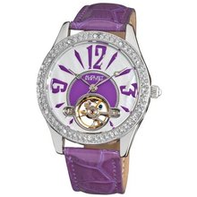 August Steiner AS8034PU Crystal Skeleton Strap