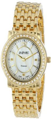 August Steiner AS8043YG Dazzling Diamond Oval Bracelet