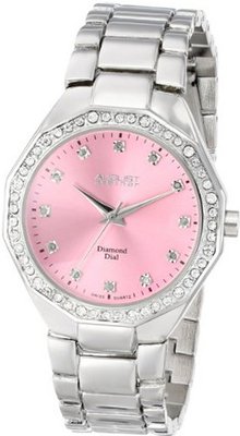 August Steiner AS8044PK Diamond Swiss Quartz Bracelet