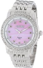 August Steiner AS8045PK Diamond and Crystal Swiss Quartz Bracelet