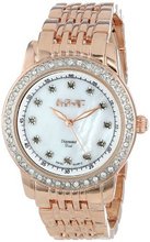 August Steiner AS8045RG Diamond and Crystal Swiss Quartz Bracelet