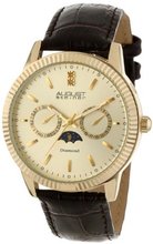 August Steiner AS8051YG Swiss Quartz Multi-Function Diamond Strap