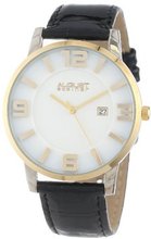 August Steiner AS8055YG Slim Swiss Quartz Leather Strap