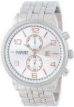 August Steiner AS8069SS Multi-Function Swiss Quartz Bracelet