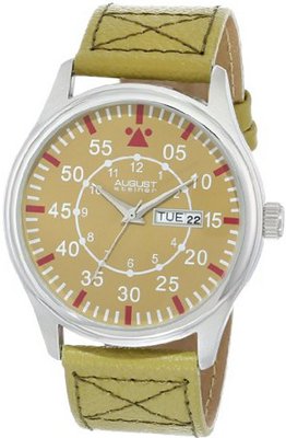 August Steiner AS8074TN Analog Display Japanese Quartz Beige